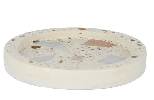 CTC Arno Terrazzo Candle Plate - Large