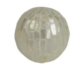 Coast to Coast Home Shiloh Inlay Deco Ball 8cm Ivory