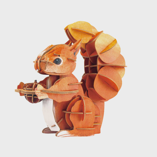 mierEdu Adjustable 3D Puzzle - Squirrel (Mini)