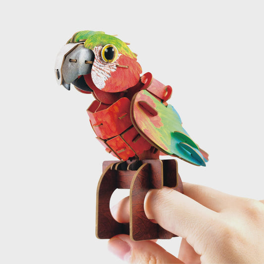 mierEdu Adjustable 3D Puzzle - Macaw (mini)