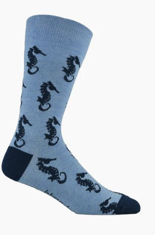 Bamboozld Socks Size 7-11 - Seahorse