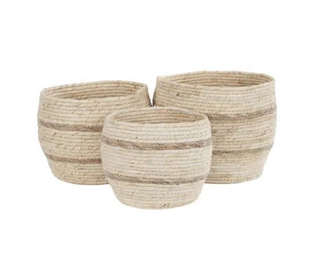 CTC Kora Maize Baskets - Natural