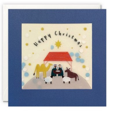 Happy Christmas Nativity Card