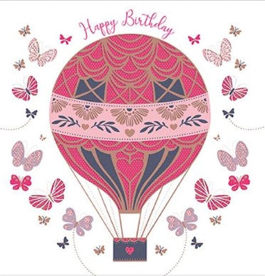 Avocado Designs Up Up and Away on Your Birthday Card