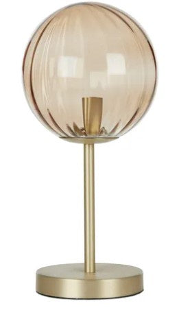 CtC Romola Metal/Glass Table Lamp 20x40