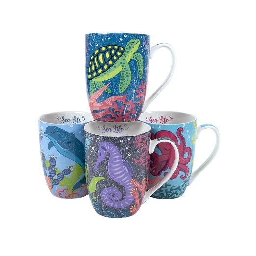 Artique Sea Life Mug - Assorted