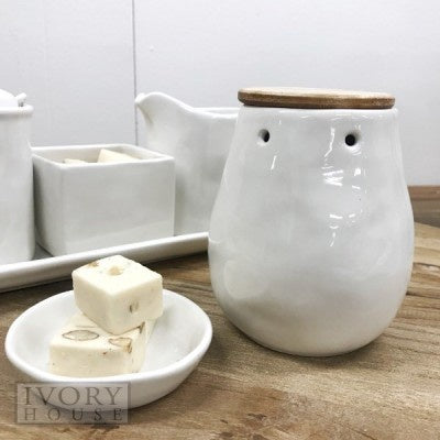 Ivory House Boho Garlic Pot