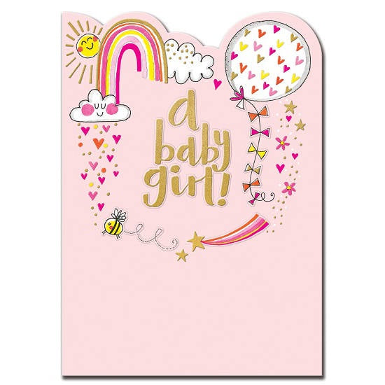 Rachel Ellen Designs  Baby Girl Card