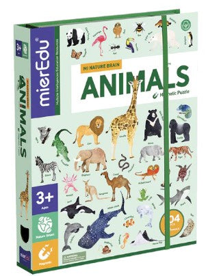 MierEdu All About Animals- Magnetic Puzzle Lg