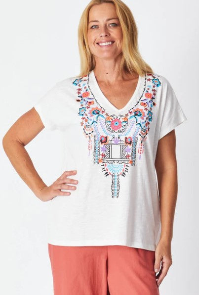 Cordelia St Aztec Tee