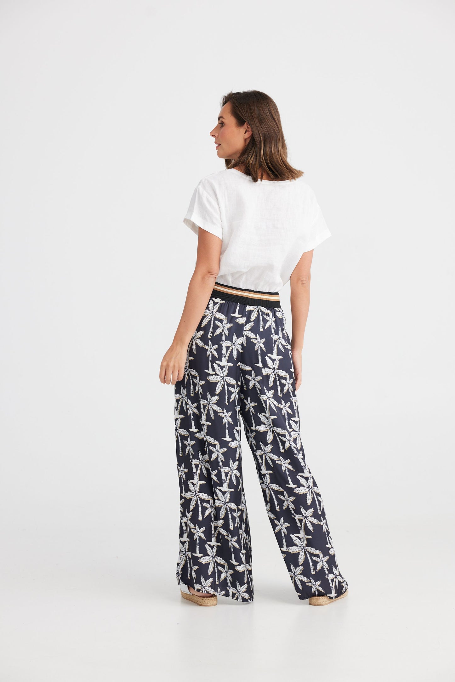 Holiday Tropics Pants-Retro Palm