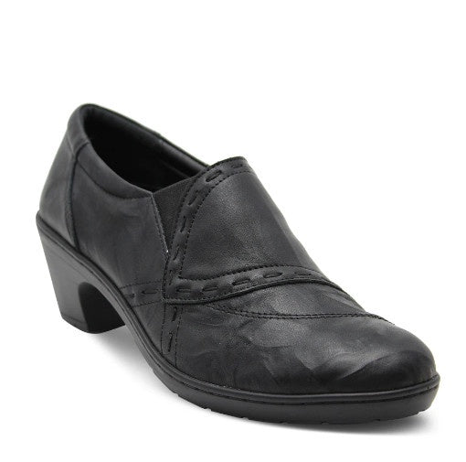 Cabello 5192-48 Black Crinkle  Shoe