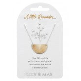 Lily & Mae A Little Reminder Necklace