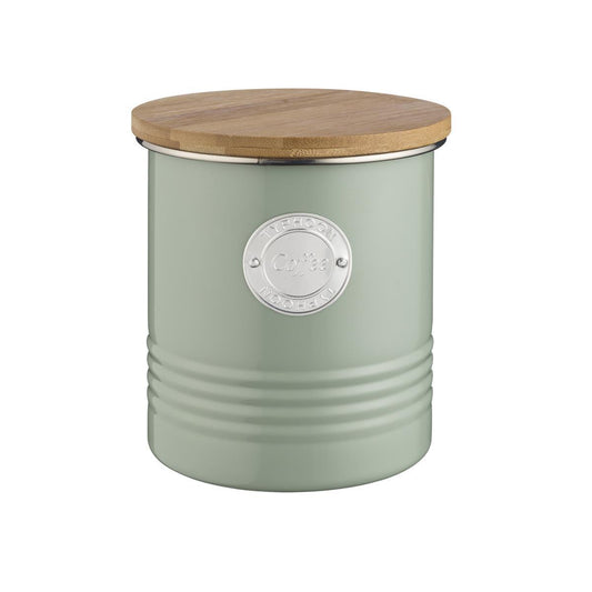Typhoon Living Coffee Cansiter 1L Sage