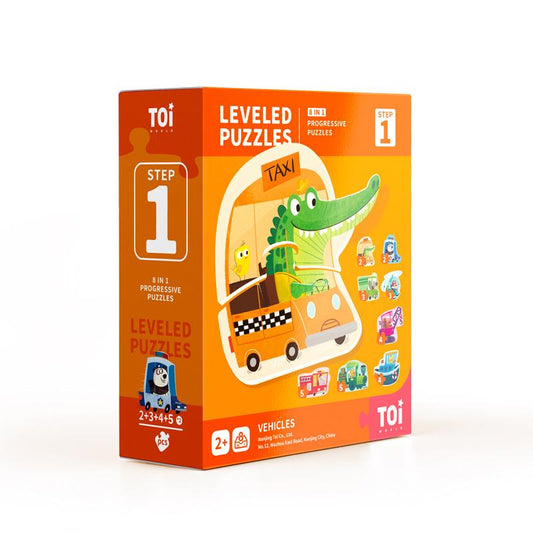 TOi World Leveled Puzzles - Step 1 - Vehicles