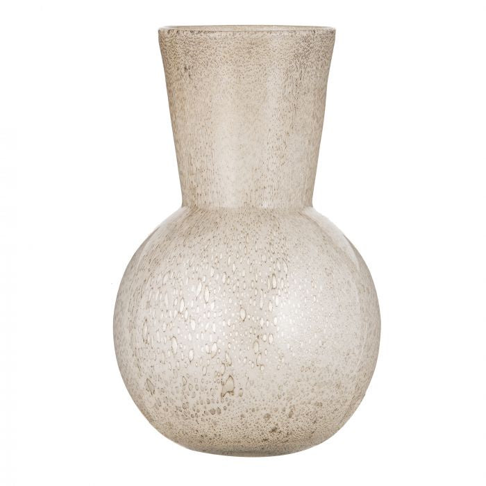 Amalfi Noma Vase Beige 24.5x24.5x36cm