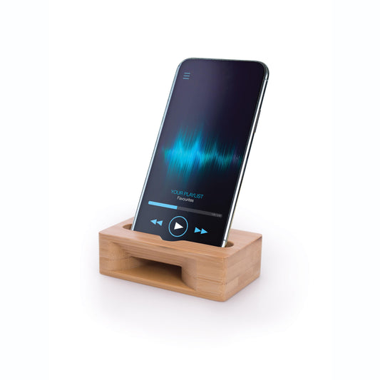 IS Bamboo Phone Holder & Amplifier