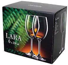 Bohemia Lara Wine Glass S/6 250mL