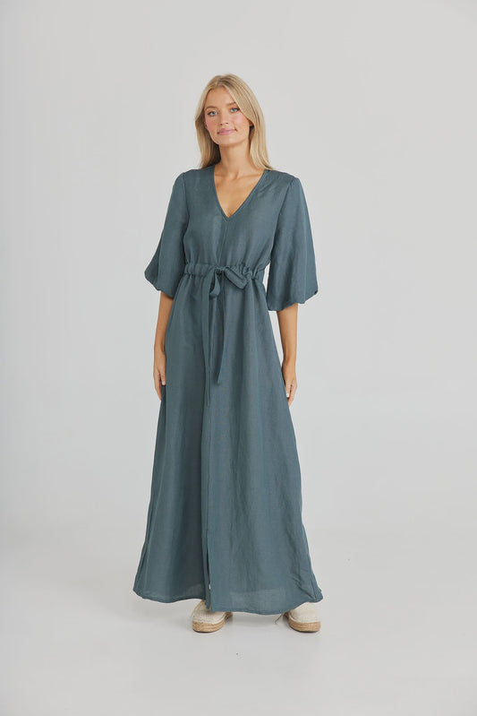 The Shanty Ava Dress - Slate