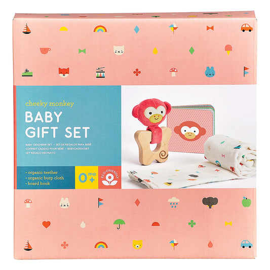 Petit Collage Baby Gift Set - Cheeky Monkey