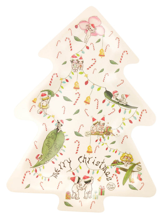 Urban Products May Gibbs Merry Christmas Tree Platter
