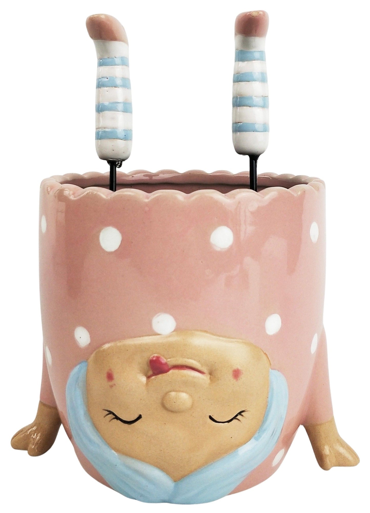 Urban Products Girl Doing Handstand Planter Pink
