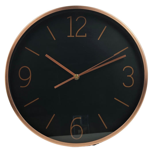 Urban Products Chrome Clock Black