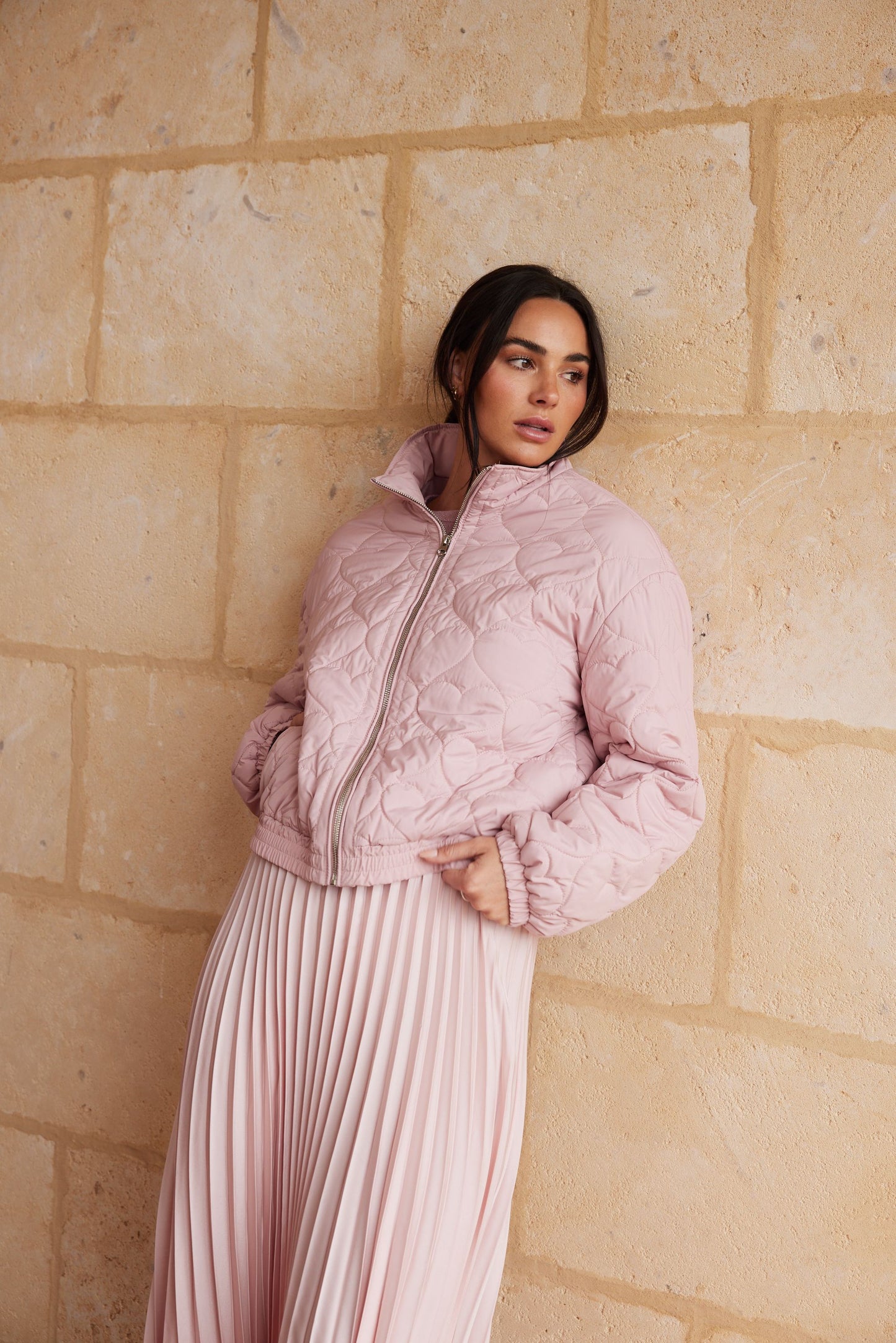 Brave + True: Nova Love Puffer - Blush